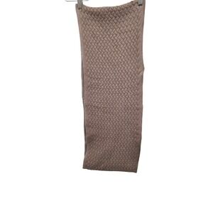 Banana Republic Taupe Cable Knit Scarf Size 72 x12